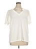 Amaryllis Ivory Short Sleeve Blouse Size 1X - photo 1