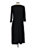csc studio Solid Black Casual Dress Size L - photo 2