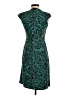 Chaps Paisley Teal Cocktail Dress Size S - photo 2