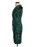 Chaps Paisley Teal Cocktail Dress Size S - photo 5