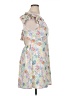 Altar'd State 100% Polyester Floral White Casual Dress Size XL - photo 4