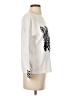 Joan Vass 100% Cotton Animal Print White Sweatshirt Size 4 Petite (0) - photo 4