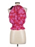 Paper Crane 100% Polyester Pink Sleeveless Blouse Size L - photo 2