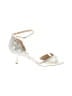 Badgley Mischka 100% Leather Ivory Sandals Size 9 - photo 1
