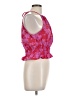 Paper Crane 100% Polyester Pink Sleeveless Blouse Size L - photo 4