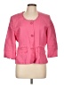 Larry Levine 100% Linen Pink Blazer Size 12 - photo 1