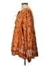 Easel 100% Rayon Orange Long Sleeve Blouse Size L - photo 5