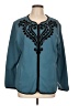 Bob Mackie Teal Cardigan Size L - photo 1