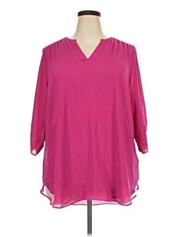 Worthington 3/4 Sleeve Blouse (view 1)
