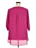 Worthington 100% Polyester Pink 3/4 Sleeve Blouse Size 2X - photo 2
