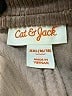 Cat & Jack 100% Cotton Brown Overalls Size 16 - 18 - photo 3