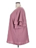 BLOOMCHIC 100% Polyester Pink Short Sleeve Top Size 26 - photo 5