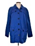 Dennis by Dennis Basso 100% Polyester Blue Raincoat Size L - photo 1