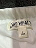 Say What? 100% Polyester Ivory Cocktail Dress Size L - photo 7