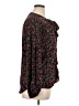 Harve Benard 100% Polyester Floral Black Long Sleeve Blouse Size XL - photo 4