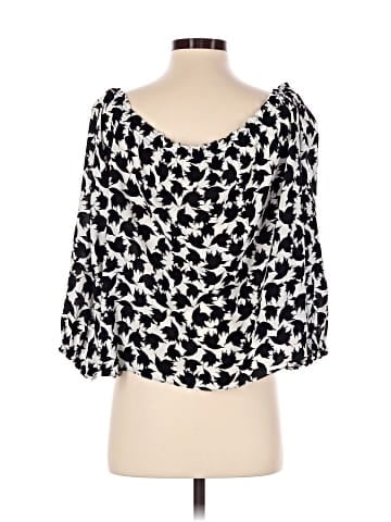 Trafaluc by Zara 3/4 Sleeve T-Shirt (view 2)