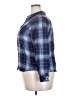 Kut from the Kloth 100% Rayon Plaid Blue Long Sleeve Button-Down Shirt Size XXL - photo 5
