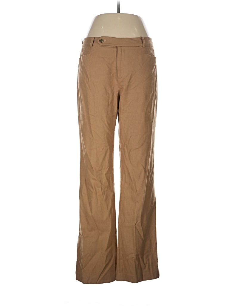 Pre-owned Polo Ralph Lauren Wool Pants In Tan