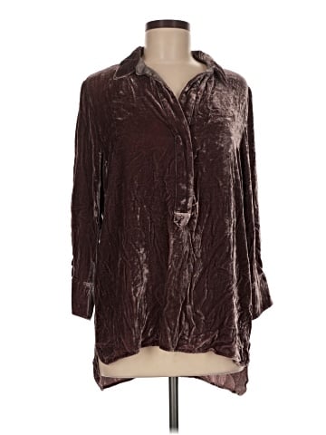Sundance 3/4 Sleeve Silk Top (view 1)