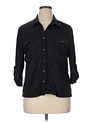 J. McLaughlin 3/4 Sleeve Button-Down Shirt (view 1)