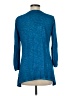 Reba 100% Cotton Blue 3/4 Sleeve Blouse Size M - photo 2
