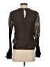 Zara 100% Polyester Black Long Sleeve Blouse Size XS - photo 2