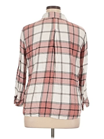 Hester & Orchard 3/4 Sleeve Button-Down Shirt (view 2)