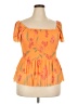 DR2 Orange Sleeveless Blouse Size XXL - photo 1