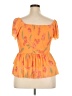 DR2 Orange Sleeveless Blouse Size XXL - photo 2