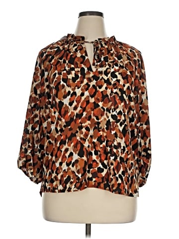 Veronica M. 3/4 Sleeve Blouse (view 1)
