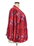 Cato 100% Rayon Red Kimono Size 28w - photo 4