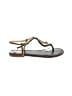 Tory Burch 100% Leather Gold Brown Sandals Size 6 - photo 1