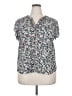 41Hawthorn Floral Green Short Sleeve Blouse Size XXL - photo 1
