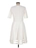 Calvin Klein Solid Ivory Casual Dress Size 8 - photo 2