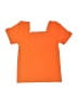 Unbranded Solid Orange Short Sleeve T-Shirt Size 120 cm / US 6X - photo 2
