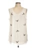 Guess 100% Polyester Ivory Sleeveless Blouse Size L - photo 1