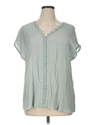 Perch by Blu Pepper Short Sleeve Blouse (view 1)