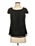 Wallis 100% Polyester Black Short Sleeve Blouse Size S - photo 1