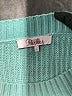 Parker Color Block Teal Pullover Sweater Size L - photo 7