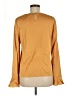 Boston Proper Gold Long Sleeve Blouse Size M - photo 2