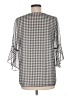 Calvin Klein 100% Polyester Gray 3/4 Sleeve Blouse Size M - photo 2