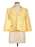 Ann Taylor LOFT Tweed Yellow Blazer Size 12 Petite - photo 1