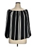 DR2 100% Polyester Black 3/4 Sleeve Blouse Size L - photo 1