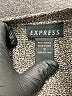 Express Solid Gray Pullover Sweater Size S - photo 7