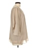 Calvin Klein 100% Polyester Tan 3/4 Sleeve Blouse Size L - photo 4