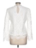 Ultra Pink 100% Polyester White Long Sleeve Blouse Size L - photo 2
