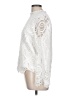 Ultra Pink 100% Polyester White Long Sleeve Blouse Size L - photo 5