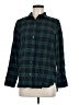 Madewell Plaid Green Long Sleeve Button-Down Shirt Size M - photo 1