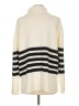 Francesca's 100% Acrylic Stripes Ivory Turtleneck Sweater Size L - photo 2