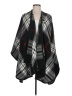 V.Fraas 100% Acrylic Black Poncho One size - photo 1